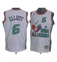 Mens Mitchell and Ness San Antonio Spurs 6 Sean Elliott Authentic White 1996 All Star Throwback NBA Jersey Mens Mitchell and Ness San Antonio Spurs 6 Sean Elliott Authentic White 1996 All Star Throwback NBA Jersey