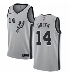 Womens Nike San Antonio Spurs 14 Danny Green Authentic Silver Alternate NBA Jersey Statement Edition Womens Nike San Antonio Spurs 14 Danny Green Authentic Silver Alternate NBA Jersey Statement Edition