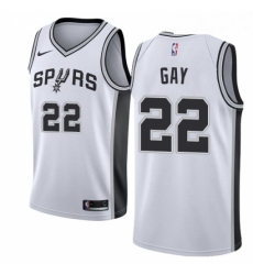 Womens Nike San Antonio Spurs 22 Rudy Gay Authentic White Home NBA Jersey Association Edition Womens Nike San Antonio Spurs 22 Rudy Gay Authentic White Home NBA Jersey Association Edition