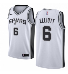 Youth Nike San Antonio Spurs 6 Sean Elliott Authentic White Home NBA Jersey Association Edition Youth Nike San Antonio Spurs 6 Sean Elliott Authentic White Home NBA Jersey Association Edition