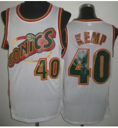 Seattle SuperSonics 40 Shawn Kemp White Throwback Revolution 30 NBA Jerseys Seattle SuperSonics 40 Shawn Kemp White Throwback Revolution 30 NBA Jerseys