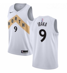 Youth Nike Toronto Raptors 9 Serge Ibaka Swingman White NBA Jersey City Edition Youth Nike Toronto Raptors 9 Serge Ibaka Swingman White NBA Jersey City Edition