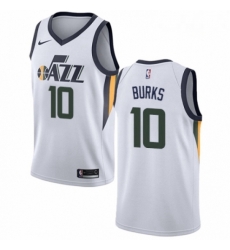 Mens Nike Utah Jazz 10 Alec Burks Swingman NBA Jersey Association Edition Mens Nike Utah Jazz 10 Alec Burks Swingman NBA Jersey Association Edition