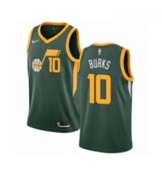 Youth Nike Utah Jazz 10 Alec Burks Green Swingman Jersey Earned Edition Youth Nike Utah Jazz 10 Alec Burks Green Swingman Jersey Earned Edition