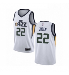 Youth Utah Jazz 22 Jeff Green Swingman White Basketball Jersey Association Edition Youth Utah Jazz 22 Jeff Green Swingman White Basketball Jersey Association Edition