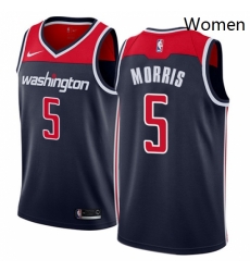 Womens Nike Washington Wizards 5 Markieff Morris Authentic Navy Blue NBA Jersey Statement Edition Womens Nike Washington Wizards 5 Markieff Morris Authentic Navy Blue NBA Jersey Statement Edition