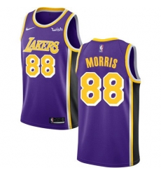 Men Nike Los Angeles Lakers 88 Markieff Morris Purple NBA Swingman Statement Edition Jersey Men Nike Los Angeles Lakers 88 Markieff Morris Purple NBA Swingman Statement Edition Jersey