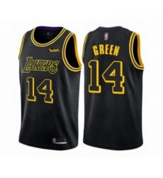 Mens Los Angeles Lakers 14 Danny Green Authentic Black City Edition Basketball Jersey Mens Los Angeles Lakers 14 Danny Green Authentic Black City Edition Basketball Jersey