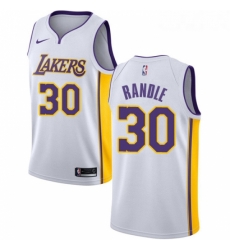Womens Nike Los Angeles Lakers 30 Julius Randle Authentic White NBA Jersey Association Edition Womens Nike Los Angeles Lakers 30 Julius Randle Authentic White NBA Jersey Association Edition