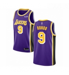 Youth Los Angeles Lakers 9 Rajon Rondo Swingman Purple Basketball Jersey Statement Edition Youth Los Angeles Lakers 9 Rajon Rondo Swingman Purple Basketball Jersey Statement Edition