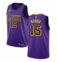 Youth Nike Los Angeles Lakers 15 Moritz Wagner Swingman Purple NBA Jersey City Edition Youth Nike Los Angeles Lakers 15 Moritz Wagner Swingman Purple NBA Jersey City Edition
