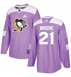 Mens Adidas Pittsburgh Penguins 21 Michel Briere Authentic Purple Fights Cancer Practice NHL Jersey Mens Adidas Pittsburgh Penguins 21 Michel Briere Authentic Purple Fights Cancer Practice NHL Jersey
