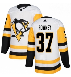 Mens Adidas Pittsburgh Penguins 37 Carter Rowney Authentic White Away NHL Jersey Mens Adidas Pittsburgh Penguins 37 Carter Rowney Authentic White Away NHL Jersey