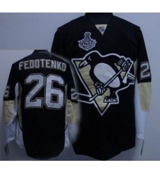 RBK Pittsburgh Penguins #26 FEDOTENKO BLACK STANLEY CUP Jersey RBK Pittsburgh Penguins #26 FEDOTENKO BLACK STANLEY CUP Jersey