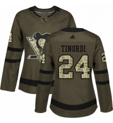 Womens Adidas Pittsburgh Penguins 24 Jarred Tinordi Authentic Green Salute to Service NHL Jersey Womens Adidas Pittsburgh Penguins 24 Jarred Tinordi Authentic Green Salute to Service NHL Jersey