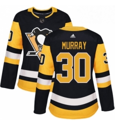 Womens Adidas Pittsburgh Penguins 30 Matt Murray Authentic Black Home NHL Jersey Womens Adidas Pittsburgh Penguins 30 Matt Murray Authentic Black Home NHL Jersey