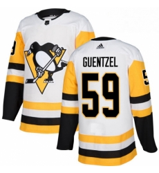 Womens Adidas Pittsburgh Penguins 59 Jake Guentzel Authentic White Away NHL Jersey Womens Adidas Pittsburgh Penguins 59 Jake Guentzel Authentic White Away NHL Jersey
