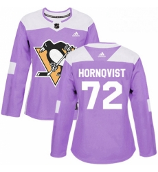 Womens Adidas Pittsburgh Penguins 72 Patric Hornqvist Authentic Purple Fights Cancer Practice NHL Jersey Womens Adidas Pittsburgh Penguins 72 Patric Hornqvist Authentic Purple Fights Cancer Practice NHL Jersey