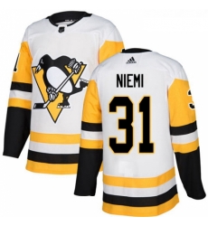 Youth Adidas Pittsburgh Penguins 31 Antti Niemi Authentic White Away NHL Jersey Youth Adidas Pittsburgh Penguins 31 Antti Niemi Authentic White Away NHL Jersey