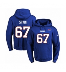 Football Mens Buffalo Bills 67 Quinton Spain Royal Blue Name Number Pullover Hoodie Football Mens Buffalo Bills 67 Quinton Spain Royal Blue Name Number Pullover Hoodie