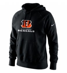 NFL Mens Cincinnati Bengals Nike Black Lockup Pullover Hoodie NFL Mens Cincinnati Bengals Nike Black Lockup Pullover Hoodie