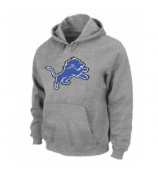 NFL Mens Nike Detroit Lions Logo Pullover Hoodie Grey NFL Mens Nike Detroit Lions Logo Pullover Hoodie Grey