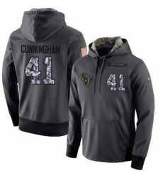 NFL Mens Nike Houston Texans 41 Zach Cunningham Stitched Black Anthracite Salute to Service Player Performance Hoodie NFL Mens Nike Houston Texans 41 Zach Cunningham Stitched Black Anthracite Salute to Service Player Performance Hoodie