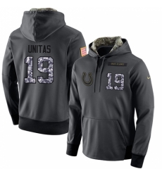NFL Mens Nike Indianapolis Colts 19 Johnny Unitas Stitched Black Anthracite Salute to Service Player Performance Hoodie NFL Mens Nike Indianapolis Colts 19 Johnny Unitas Stitched Black Anthracite Salute to Service Player Performance Hoodie