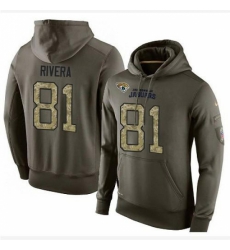 NFL Nike Jacksonville Jaguars 81 Mychal Rivera Green Salute To Service Mens Pullover Hoodie NFL Nike Jacksonville Jaguars 81 Mychal Rivera Green Salute To Service Mens Pullover Hoodie