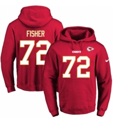 NFL Mens Nike Kansas City Chiefs 72 Eric Fisher Red Name Number Pullover Hoodie NFL Mens Nike Kansas City Chiefs 72 Eric Fisher Red Name Number Pullover Hoodie