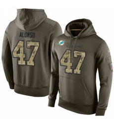 NFL Nike Miami Dolphins 47 Kiko Alonso Green Salute To Service Mens Pullover Hoodie NFL Nike Miami Dolphins 47 Kiko Alonso Green Salute To Service Mens Pullover Hoodie