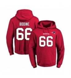 Football Mens New England Patriots 66 Russell Bodine Red Name Number Pullover Hoodie Football Mens New England Patriots 66 Russell Bodine Red Name Number Pullover Hoodie