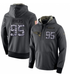 NFL Nike New England Patriots 95 Derek Rivers Stitched Black Anthracite Salute to Service Player Performance Hoodie NFL Nike New England Patriots 95 Derek Rivers Stitched Black Anthracite Salute to Service Player Performance Hoodie
