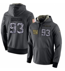 NFL Mens Nike New York Giants 93 BJ Goodson Stitched Black Anthracite Salute to Service Player Performance Hoodie NFL Mens Nike New York Giants 93 BJ Goodson Stitched Black Anthracite Salute to Service Player Performance Hoodie