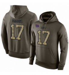 NFL Nike New York Giants 17 Dwayne Harris Green Salute To Service Mens Pullover Hoodie NFL Nike New York Giants 17 Dwayne Harris Green Salute To Service Mens Pullover Hoodie