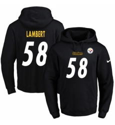 NFL Mens Nike Pittsburgh Steelers 58 Jack Lambert Black Name Number Pullover Hoodie NFL Mens Nike Pittsburgh Steelers 58 Jack Lambert Black Name Number Pullover Hoodie