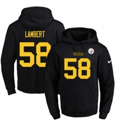 NFL Mens Nike Pittsburgh Steelers 58 Jack Lambert BlackGold No Name Number Pullover Hoodie NFL Mens Nike Pittsburgh Steelers 58 Jack Lambert BlackGold No Name Number Pullover Hoodie