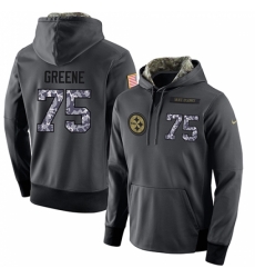 NFL Mens Nike Pittsburgh Steelers 75 Joe Greene Stitched Black Anthracite Salute to Service Player Performance Hoodie NFL Mens Nike Pittsburgh Steelers 75 Joe Greene Stitched Black Anthracite Salute to Service Player Performance Hoodie