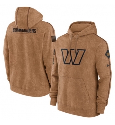Men Washington Commanders 2023 Brown Salute To Service Pullover Hoodie Men Washington Commanders 2023 Brown Salute To Service Pullover Hoodie