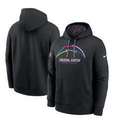 Men Los Angeles Chargers Black 2024 Crucial Catch Club Pullover Hoodie Men Los Angeles Chargers Black 2024 Crucial Catch Club Pullover Hoodie