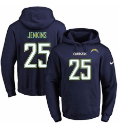 NFL Mens Nike Los Angeles Chargers 25 Rayshawn Jenkins Navy Blue Name Number Pullover Hoodie NFL Mens Nike Los Angeles Chargers 25 Rayshawn Jenkins Navy Blue Name Number Pullover Hoodie