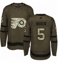 Mens Adidas Philadelphia Flyers 5 Samuel Morin Authentic Green Salute to Service NHL Jersey Mens Adidas Philadelphia Flyers 5 Samuel Morin Authentic Green Salute to Service NHL Jersey