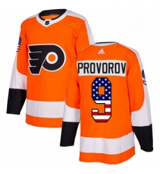 Mens Adidas Philadelphia Flyers 9 Ivan Provorov Authentic Orange USA Flag Fashion NHL Jersey Mens Adidas Philadelphia Flyers 9 Ivan Provorov Authentic Orange USA Flag Fashion NHL Jersey