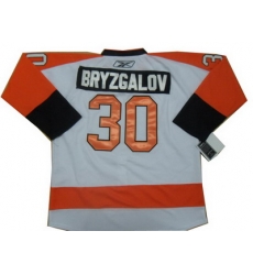 Philadelphia Flyers #30 Ilya Bryzgalov White Hockey Jersey Philadelphia Flyers #30 Ilya Bryzgalov White Hockey Jersey