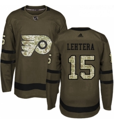 Youth Adidas Philadelphia Flyers 15 Jori Lehtera Authentic Green Salute to Service NHL Jersey Youth Adidas Philadelphia Flyers 15 Jori Lehtera Authentic Green Salute to Service NHL Jersey