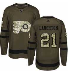 Youth Adidas Philadelphia Flyers 21 Scott Laughton Premier Green Salute to Service NHL Jersey Youth Adidas Philadelphia Flyers 21 Scott Laughton Premier Green Salute to Service NHL Jersey