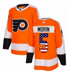 Youth Adidas Philadelphia Flyers 5 Samuel Morin Authentic Orange USA Flag Fashion NHL Jersey Youth Adidas Philadelphia Flyers 5 Samuel Morin Authentic Orange USA Flag Fashion NHL Jersey