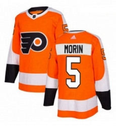 Youth Adidas Philadelphia Flyers 5 Samuel Morin Premier Orange Home NHL Jersey Youth Adidas Philadelphia Flyers 5 Samuel Morin Premier Orange Home NHL Jersey