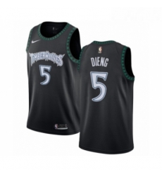 Mens Nike Minnesota Timberwolves 5 Gorgui Dieng Authentic Black Hardwood Classics Jersey Mens Nike Minnesota Timberwolves 5 Gorgui Dieng Authentic Black Hardwood Classics Jersey