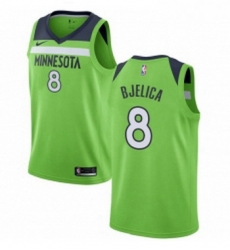 Womens Nike Minnesota Timberwolves 8 Nemanja Bjelica Authentic Green NBA Jersey Statement Edition Womens Nike Minnesota Timberwolves 8 Nemanja Bjelica Authentic Green NBA Jersey Statement Edition